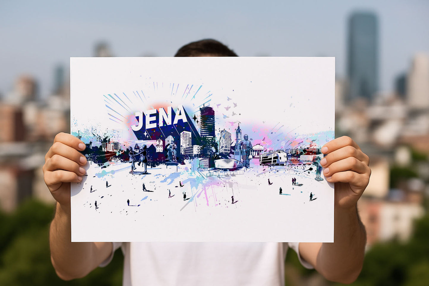 Poster Skyline von Jena 2