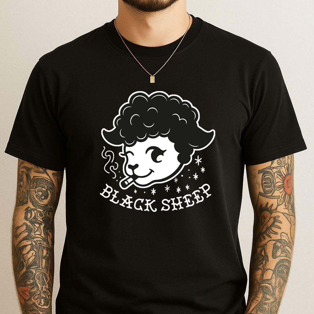 Black Sheep - Unisex T-Shirt aus Bio-Baumwolle