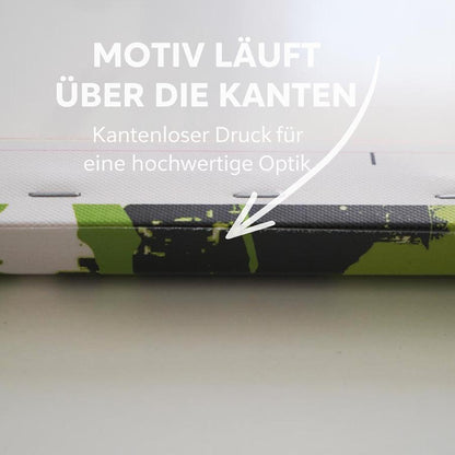 Leinwanddruck Skyline von Erfurt