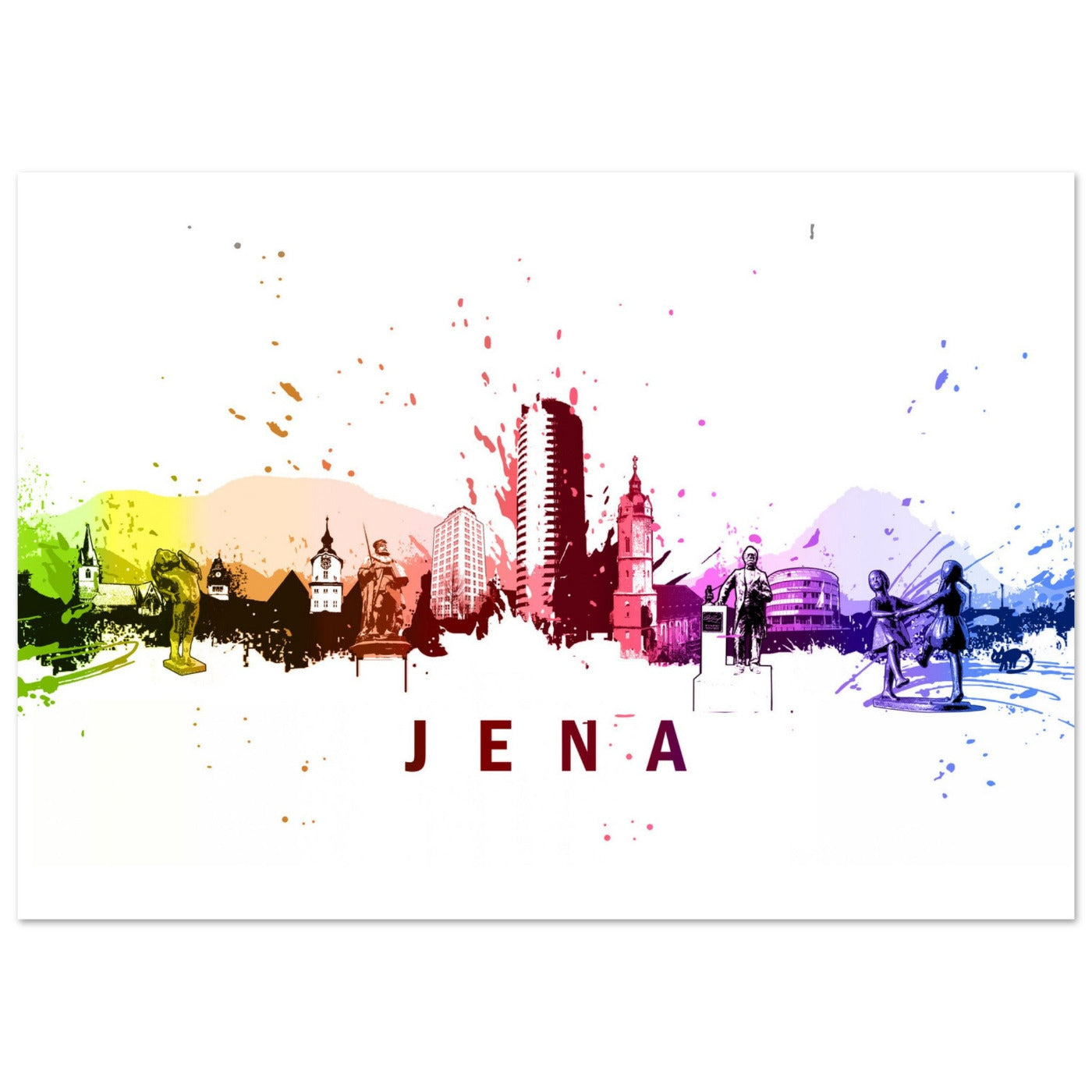 Jena Skyline Geschenke Idee