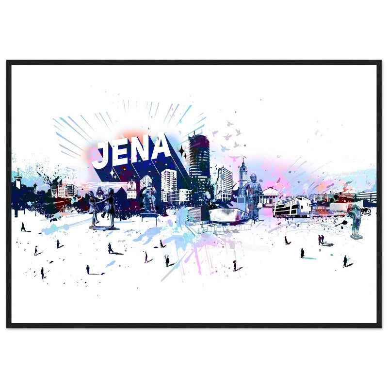 Jena Sykline als Poster